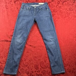 Rag & Bone Jeans Womens 27 Blue DRE Low-Rise Slim Boyfriend Denim